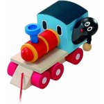 Detoa dřevěný vláček Krtek a mašinka – Zboží Dáma