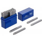 BGS technic Razící matrice písmen, raznice- sada 27ks 6 mm – Zboží Živě