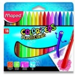 Maped Plastové pastely ColorPeps Plasticlean 18 barev – Zboží Dáma