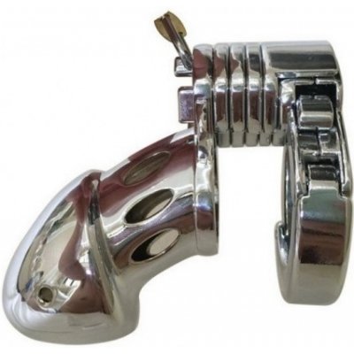 MASTER SLAVE PÁS CUDNOSTI PRO MUŽE CUFF CHASTITY DEVICE KOVOVÝ