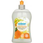 SODASAN Prostředek na nádobí pomeranč a Vilín Hamamelis 1000 ml – Zboží Dáma