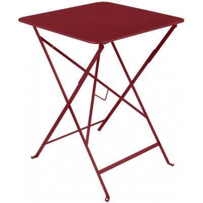 Fermob Bistro 57 x 57 cm Červený kovový skládací stůl – Hledejceny.cz