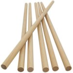 Main Paper S.L. Tyčky dřevěné přírodní kulaté průměr 8mm (6ks) – Hledejceny.cz