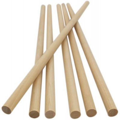 Main Paper S.L. Tyčky dřevěné přírodní kulaté průměr 8mm (6ks) – Hledejceny.cz