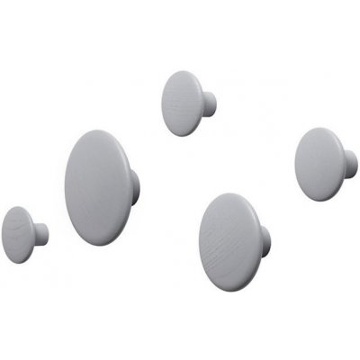 Muuto The Dots set 5 ks šedý – Zboží Mobilmania