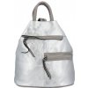 Kabelka Hernan dámská kabelka batůžek stříbrná HB0195