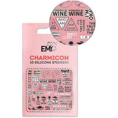 E.Mi Charmicon 3D Silicone Stickers 141 Street Art samolepka – Zboží Mobilmania