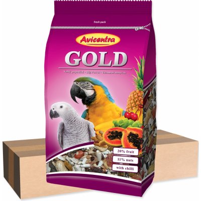 Avicentra Gold Velký papoušek 850 g – Zboží Mobilmania