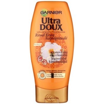 Garnier Ultra Doux Rituál krásy vyživující balzám pro suché hrubé vlasy 200 ml