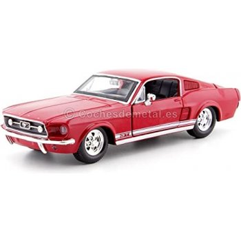 Maisto Ford Mustang GT 1967 červená 1:24