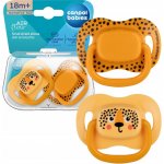 Canpol babies set symetrických silikon dudlíků BabiesBoo 2ks oranžová – Zboží Dáma