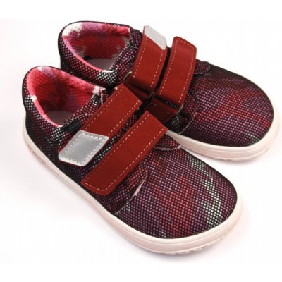 Jonap barefoot boty B7V vínová maskáč – Zboží Dáma