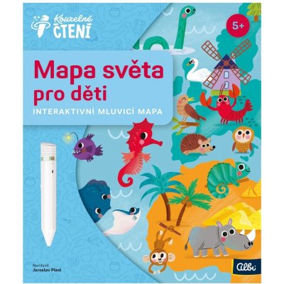 Albi Kouzelné čtení Kniha Mapa světa pro děti – Hledejceny.cz
