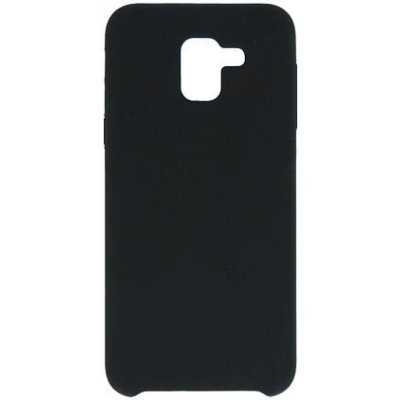 SWISSTEN CASE LIQUID SILICONE FOR SAMSUNG J600 GALAXY J6 2018 černé – Zboží Mobilmania