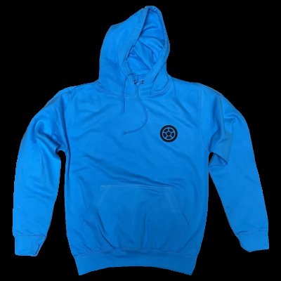 SCOOTERING.cz Hoodie s kapucí HAWAI BLUE – Zboží Mobilmania