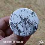 Tulipány - button neboli placka – Hledejceny.cz