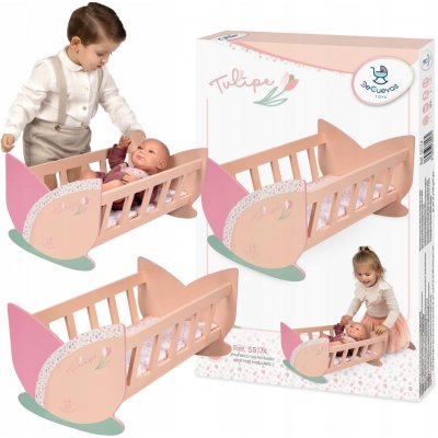 DeCuevas 55174 Dřevěná kolébka pro panenky Tulipe 2025 – Zbozi.Blesk.cz