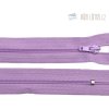Zip spirálový 3mm nedělitelný 30cm světle fialová