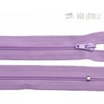 Zip spirálový 3mm nedělitelný 30cm světle fialová – Sleviste.cz