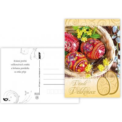 MFP Paper Pohlednice velikonoce 115 A vzor 3 – Sleviste.cz