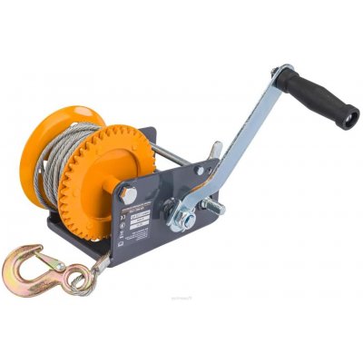 POWERMAT Ruční naviják 1130kg Ocelové lano (PM-WRC-1133T) | Zboží Auto