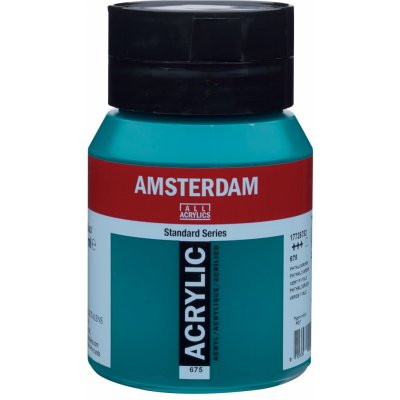 Amsterdam Standard akrylová barva 675 Phthalo Green 250 ml – Sleviste.cz