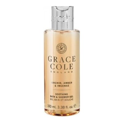 Grace Cole Orchid Amber & Incense sprchový gel 100 ml