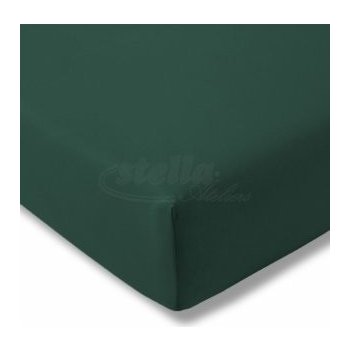 Estella Prostěradlo tmavě zelené 200x200