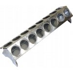 ControFratelli Žlabové krmítko pro křepelky a malá kuřata 3,5 x 7 x 30 cm – Hledejceny.cz