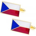 LMK manžetové knoflíčky Vlajka Česka republika zlaté – Zboží Dáma LMK manžetové knoflíčky Vlajka Česka republika zlaté – Zboží Dáma