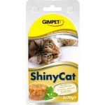 GimBorn GimCat ShinyCat tuňák s krevetami 2 x 70 g – Sleviste.cz