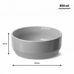JK ANIMALS keramická miska YUMMY pro psy tmavě šedá 16,5 cm 850 ml – Hledejceny.cz