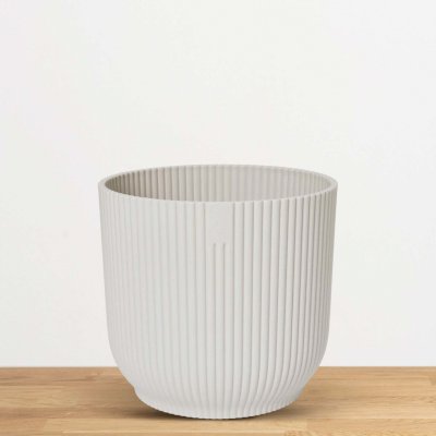 Elho květináč Vibes Fold 18 cm bílý – Zboží Dáma