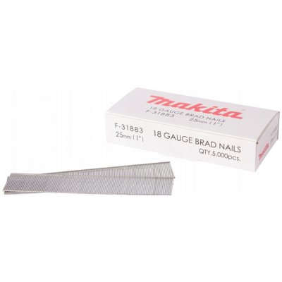 Makita hřebíky kolářské 25 mm pro AF505 AF506 5000 ks F-31883 – Hledejceny.cz