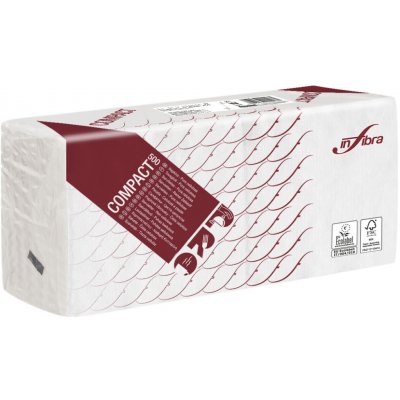Infibra papírové ubrousky 1V 500ks bílá 30x30cm – Zboží Dáma