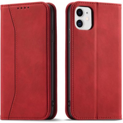 Pouzdro MG Magnet Fancy iPhone 12, červené