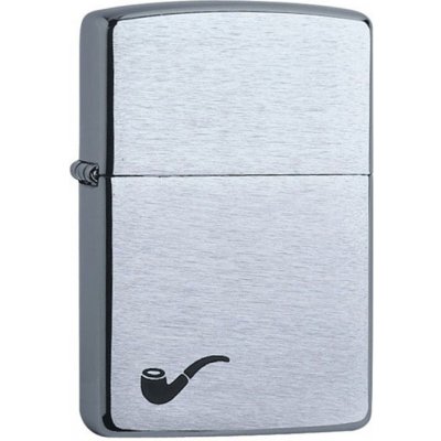 ZIPPO Brushed Chrome „Pipe Lighter“ 60001199 – Hledejceny.cz