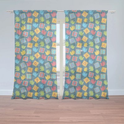 Sablio Záclony ABC: 2ks 150x250cm – Hledejceny.cz