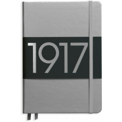 Leuchtturm1917 Zápisník notebook A5 prázdný stříbrný – Zboží Dáma