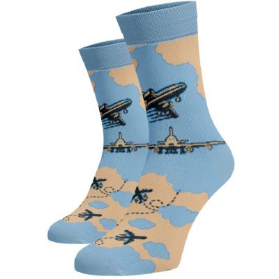 Veselé ponožky letadla a mraky – Zboží Mobilmania