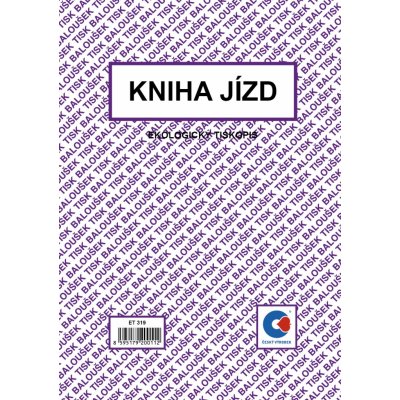 Baloušek Tisk ET319 Kniha jízd A5 - firem.+souk.vozidl, 24str. – Zboží Dáma