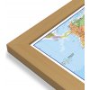 Nástěnné mapy Maps International Jižní Amerika - nástěnná politická mapa 100 x 120 cm Varianta: mapa v dřevěném rámu, Provedení: Pegi jádro ořechu