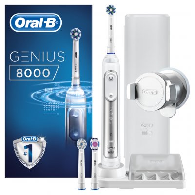 Oral-B Genius Pro 8000 White – Zboží Živě