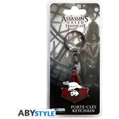 Přívěsek na klíče ASSASSINS CREED SYNDICATE LOGO SYNDICATE/BIRD METAL KEYCHAIN ABYKEY080