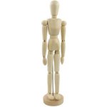 JUNIOR SMPL manekyn - dřevěná figurka - muž 12"/ 30 cm – Zboží Dáma