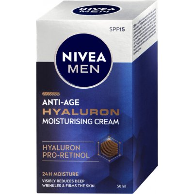 Nivea Men Hyaluron Face Moisturizing cream spf15 50 ml – Hledejceny.cz