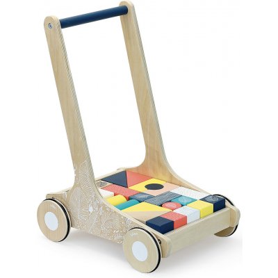 Vilac dřevěný vozík s barevnými kostkami Canopée – Zboží Mobilmania