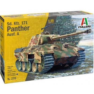 Zvezda Sd.Kfz. 171 Panther Ausf A Model Kit tank 0270 1:35 – Zbozi.Blesk.cz