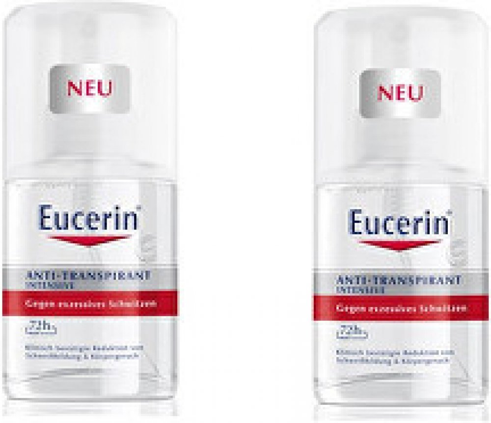 Eucerin Intenzivní antiperspirant spray (Anti-Transpirant Intensive) 2 x 30  ml | Srovnanicen.cz