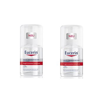 Eucerin Intenzivní antiperspirant spray (Anti-Transpirant Intensive) 2 x 30 ml